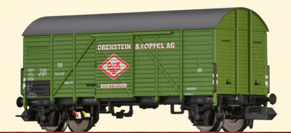 Brawa 67325 - DB gedeckter Güterwagen Gmhs 35 Ep.3, „Orenstein & Koppel AG”