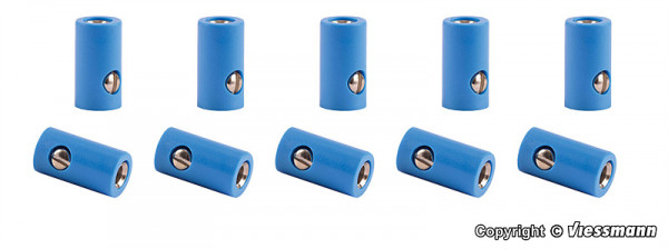 Viessmann 6883 - 10 Muffen blau