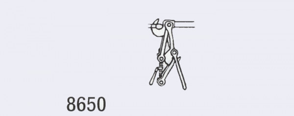 Weinert 8650 - Doppelhakenkupplung, fest 2St