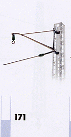 Sommerfeldt 171 - Ausleger, Bauart DRG, Ep.2, zur Befestigung an jedem Mast -34mm Ausladung