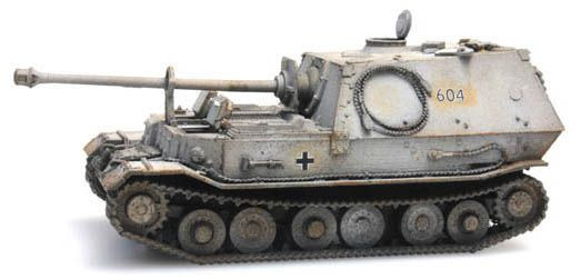 Artitec 6870193 - EDW Panzerjäger Elefant, Winter, Fertigmodell aus Resin, lackiert