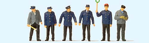 Preiser 10584 - Bahnpersonal DB. Frhe Epoche