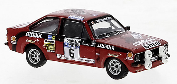 Brekina 19582 - Ford Escort RS 1800 1976, Rallye RAC Lombard, R.Clark, 6,