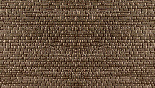 Kibri 37960 - Mauerplatte mit Abdecksteinen unregelmäßig 20x12cm