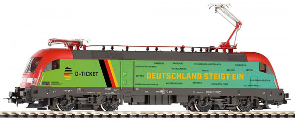 Piko 57827 - DB AG Ellok Taurus BR 182 "Deutschland-Ticket" Ep. 6, AC-digital