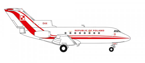 Herpa 574235 - Republic of Poland Yakovlev Yak-40