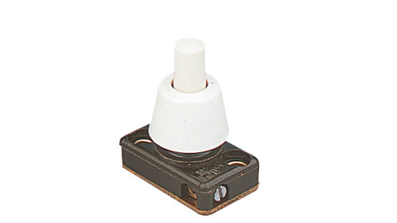 Brawa 3524 - Einbau-Druckschalter mit Mutter 2A, 250V (VDE) Gleichstrom