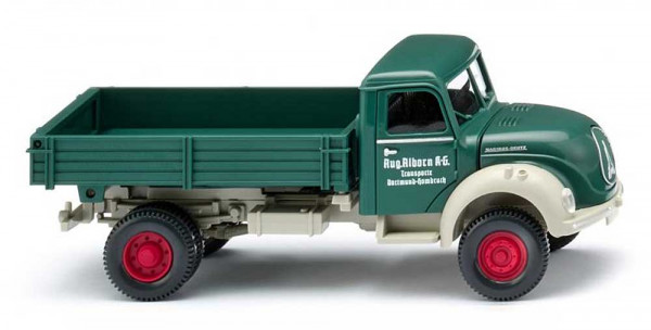 Wiking 042495 - Magirus Rundhauber Pritschenkipper "Alborn"