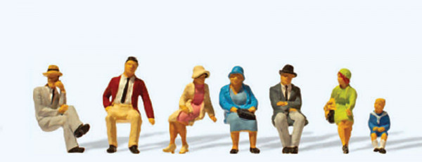 Preiser 12444 - Sitzende Personen. 1925-1930