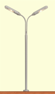 Brawa 84016 - H0 LED Peitschenleuchte doppelt,