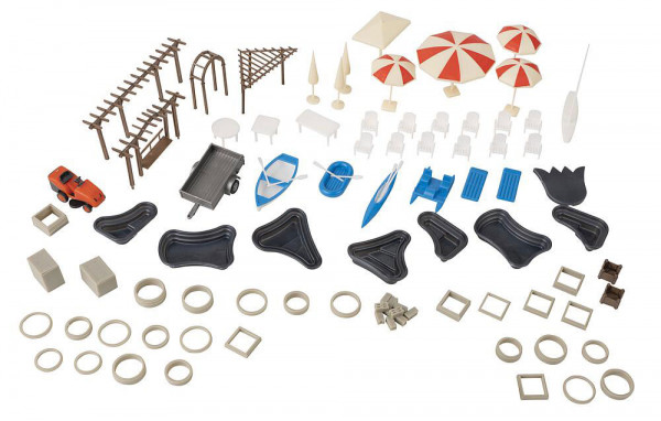 Faller 180342 - Ausgestaltungs-Set Garten-Cen