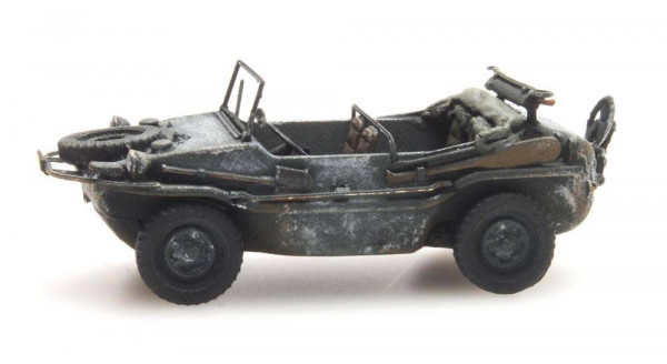Artitec 6870076 - WM Schwimmwagen VW 166 K2s Winter Militär Fertigmodell aus Resin, lackiert