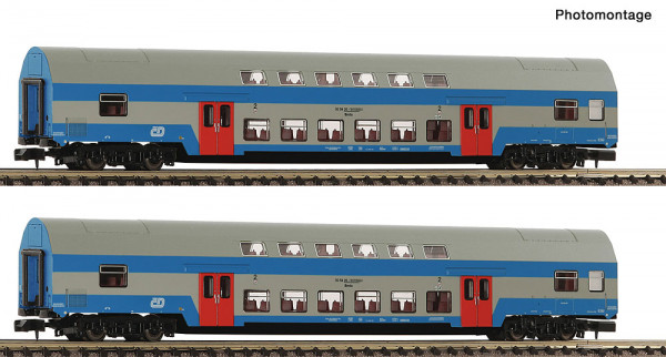 Fleischmann 6260093 - CD 2er Set DoSto Wagen CD 56