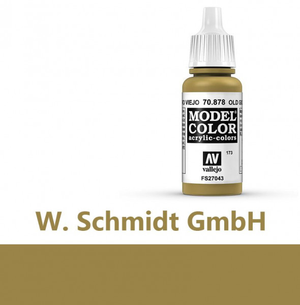 Vallejo 770878 - Model Color Farbe Altgold, Metallic, 17 ml
