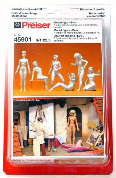 Preiser 45901 - Modellfigur "Eva" unbemalt