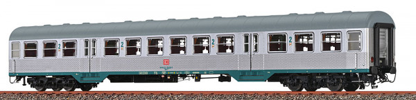 Brawa 46627 - DB n Nahverkehrswagen Silberling 2.Klasse Ep.5, mit Steildach + LED-Innenbeleuchtung
