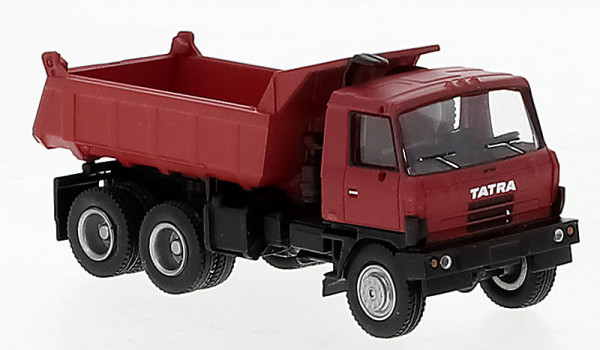 Brekina 71903 - Tatra 815 Kipper rot, schwarz, 1984,
