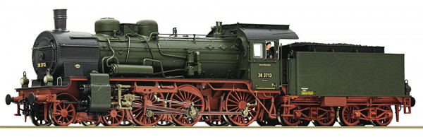 Roco 79396 - DRG Dampflok BR 38 schwarz/grün Ep.2, AC-digital + Sound