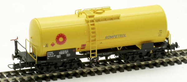 Albert Modell 796016 - CFR Kesselwagen 4-achsig Zes gelb Ep. 6, "ROMPETROL"
