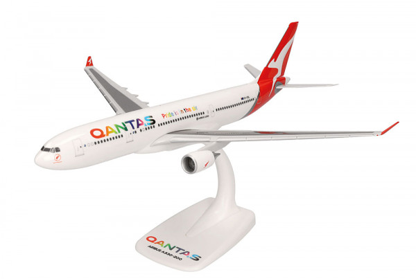Herpa 614061 - Qantas Airbus A330-200 "Pride is in the Air"