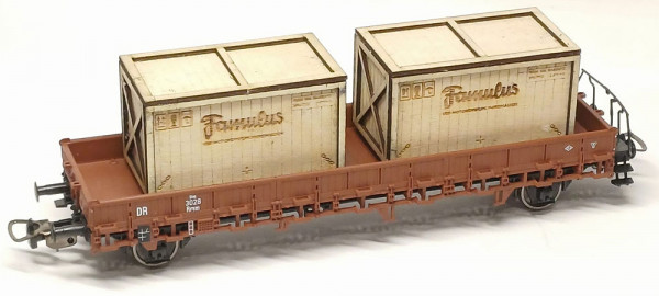 Loewe 2565 - Ladegut Überseekisten "FAMULUS" / HO, 2 x 45 mm