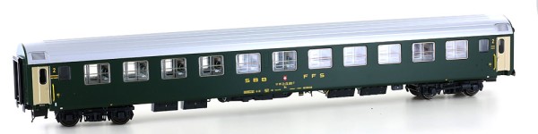 LSModels 472011 - SBB UIC-X Personenwagen 2. Klasse Bm grün Ep.4a