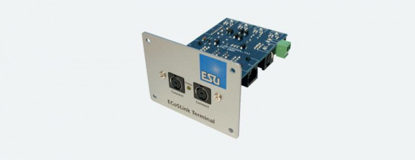 ESU 50099 - ECoSLink Terminal Busverteilerplatte, 6 Connect-Buchsen, mit 0,9m Kabel