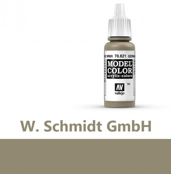 Vallejo 770821 - Model Color Farbe Deutsche Tarnung, Beige WWII,