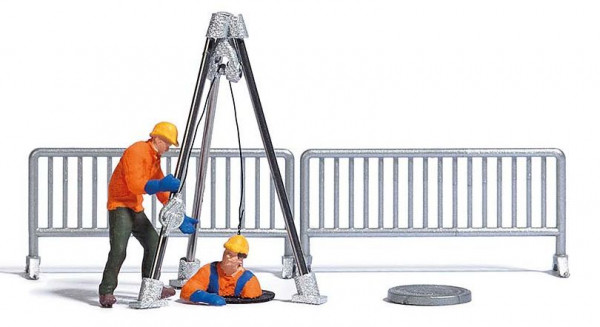 Busch 7907 - Action-Set, Kanalarbeiter