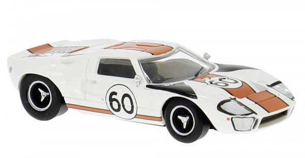 Brekina 18557 - Ford GT 40 LeMans 1966 mit Neerpasch/Ickx, did not finish