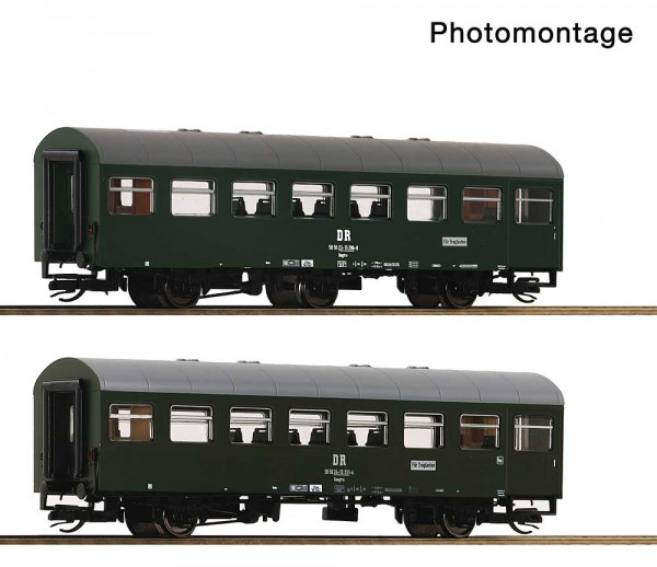 Roco 6280065 - 2er Set Rekowagen DR #2