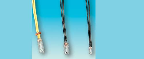 Brawa 3287 - Kabelbirne (2 Kabel) Gleichstrom klar 16V/31mA schwarzes Kabel