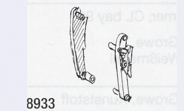 Weinert 8933 - Einfachbremsen f.Roco BR 01