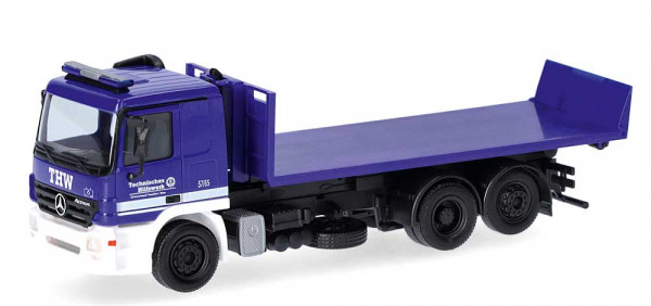 Herpa 322201 - MB Actros WeLa Lkw m Abr.-Flat
