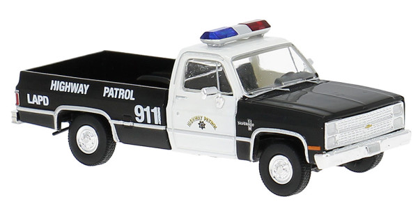 Brekina 19698 - Chevrolet C10 der Highway Patrol in Los Angeles