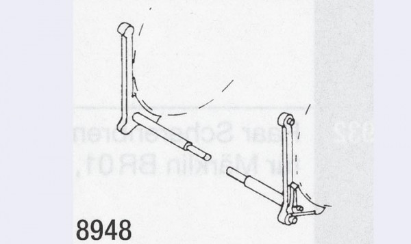 Weinert 8948 - Bremsen BR 58 5Paar