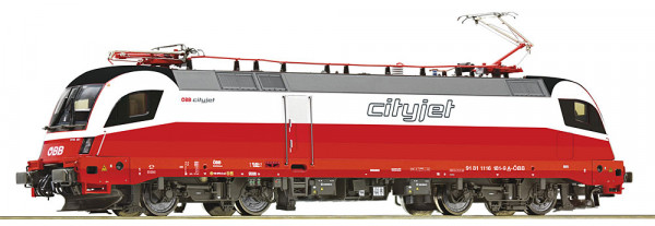 Roco 7510024 - ÖBB Ellok Reihe 1116 181-9 Ep. 6, "Cityjet"-Design, mit DCC-Decoder + Sound