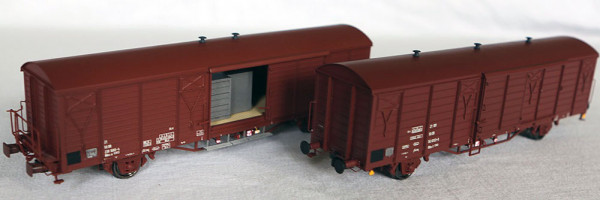 Exacttrain 23083 - DR Set 2-teilig Gbs-t 258 Küchenwagen mit Küche, + Hbs [2301] Mannschaftswagen mi