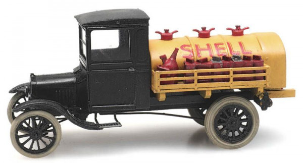 Artitec 387.418 - Ford Model TT Tankwagen Shell Fertigmodell aus Resin, lackiert