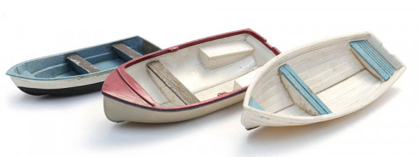 Artitec 387.615 - Ruderboote aus Polyester (3x)