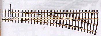 Tillig 85197 - Dreischienen-Schmalspurweiche DSSW H0/H0m-H0 rechts