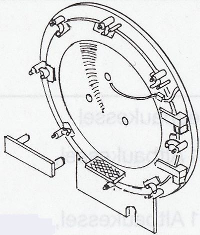 Weinert 8075 - Rauchkammertür BR 01.10