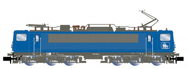 Arnold HN2694 - Press, Elektrolokomotive BR 155, Einarmstromabnehmer, blaue Farbgebung