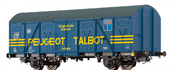 Brawa 67822 - DB gedeckter Güterwagen Gbs253 Ep.4, "Peugeot Talbot"