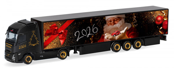 Herpa 321891 Volvo FH Aero Globetrotter XL 15m Koffer-Sattelzug "Herpa Weihnachtsmodell 2026"