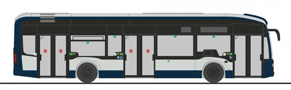 Rietze 75601 - Mercedes-Benz eCitaro Stadtwerke Remscheid