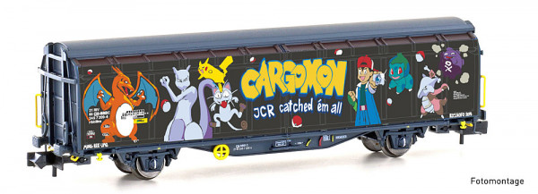 Hobbytrain H24671 - Schiebewandwagen Hbbillns SBB, Ep.VI Graffiti-Serie (9)