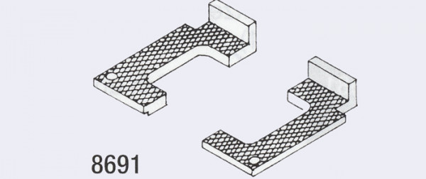 Weinert 8691 - vordere Umläufe BR 86 1Paar