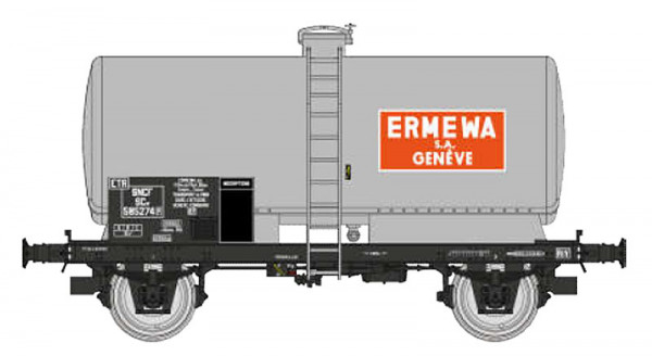 REE WB-718 - SNCF Kesselwagen OCEM29 2-achsig Ep. 3, "ERMEWA GENEVE"