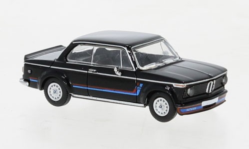 PCX870442 - BMW 2002 turbo schwarz, Dekor, 1973,
